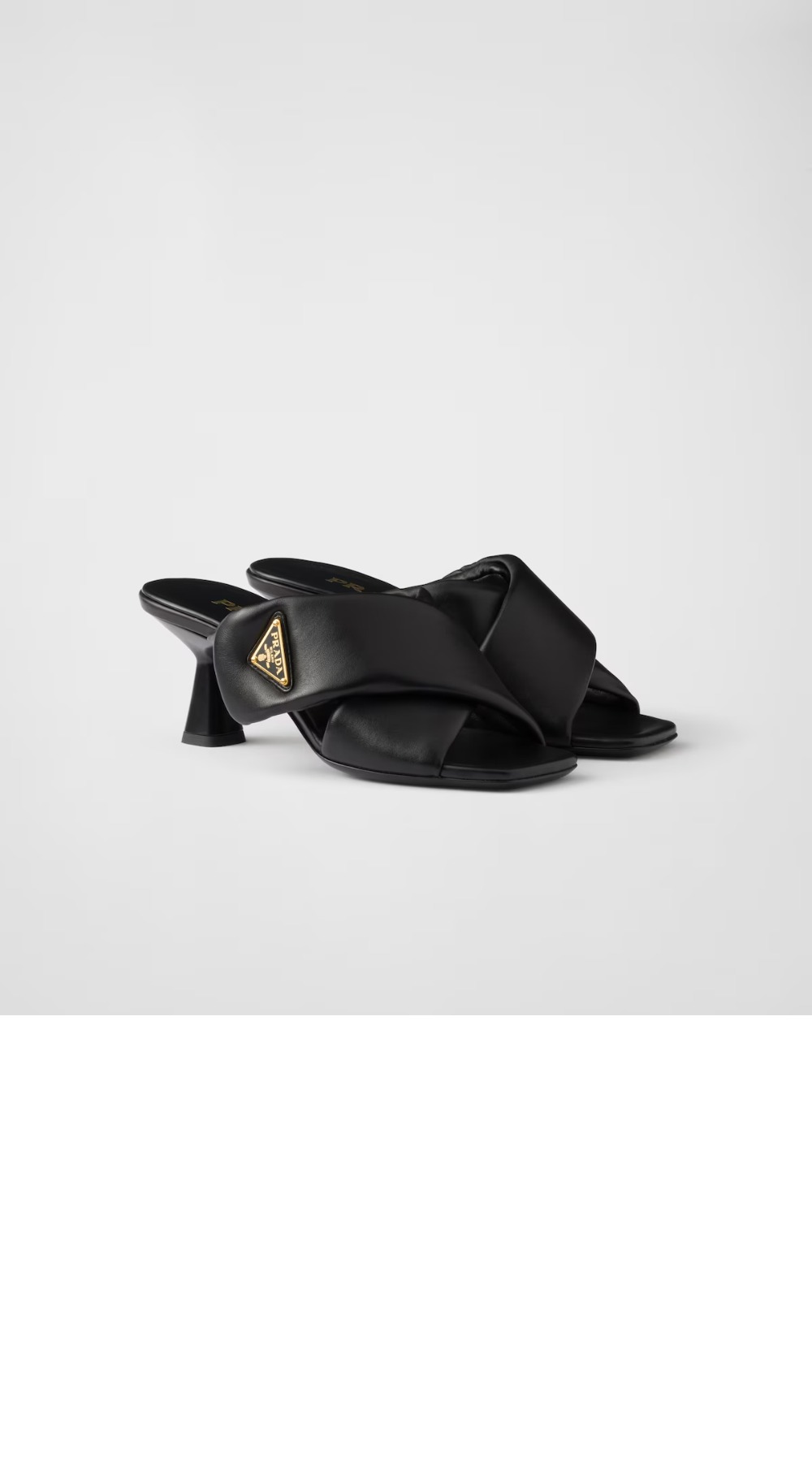 미러급레플리카사이트 | 명품레플리카 전문 쇼핑몰  | 하이퀄 - 패딩 나파 가죽 샌들 1XX754 > 프라다