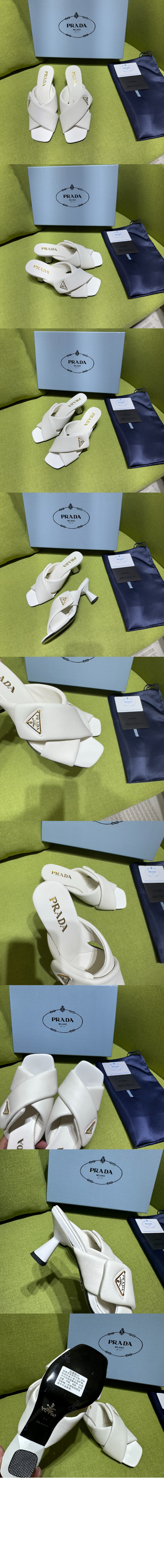 미러급레플리카사이트 | 명품레플리카 전문 쇼핑몰  | 하이퀄 - 패딩 나파 가죽 샌들 1XX754 > 프라다
