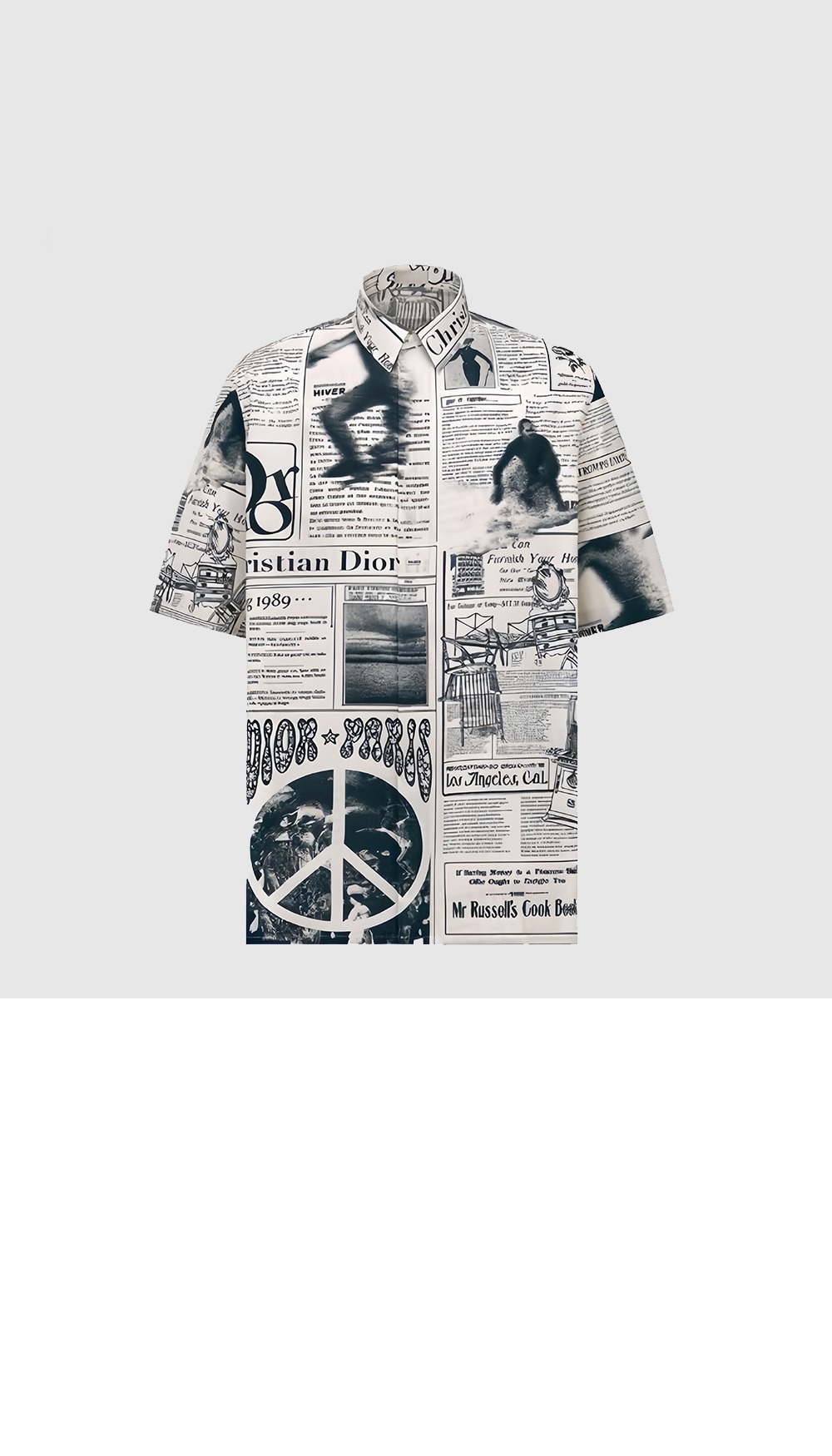 미러급레플리카사이트 | 명품레플리카 전문 쇼핑몰  | 하이퀄 - 가제트 프린팅 하와이안 셔츠 &gt; 디올
