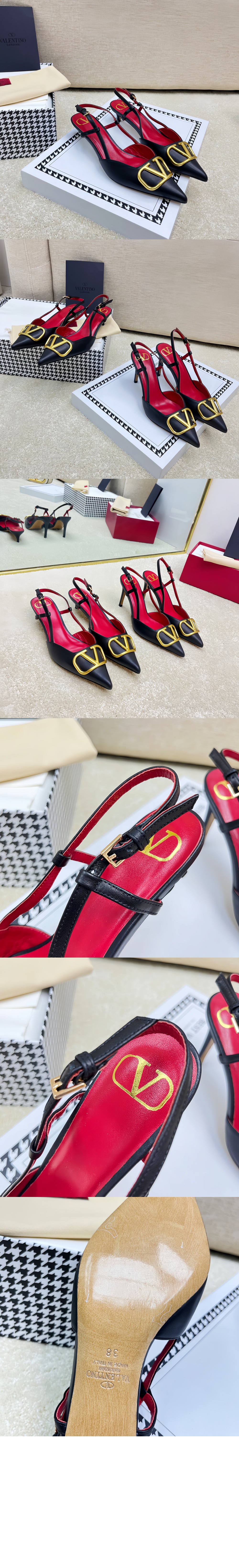 미러급레플리카사이트 | 명품레플리카 전문 쇼핑몰  | 하이퀄 - 송아지 가죽 슬링백 펌프스 &gt; 발렌티노