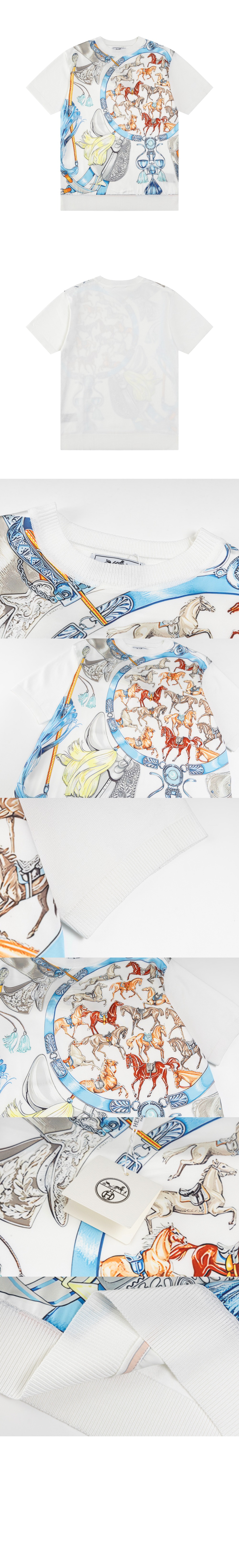 미러급레플리카사이트 | 명품레플리카 전문 쇼핑몰  | 하이퀄 - 로고 프린트 반팔 &gt; 에르메스