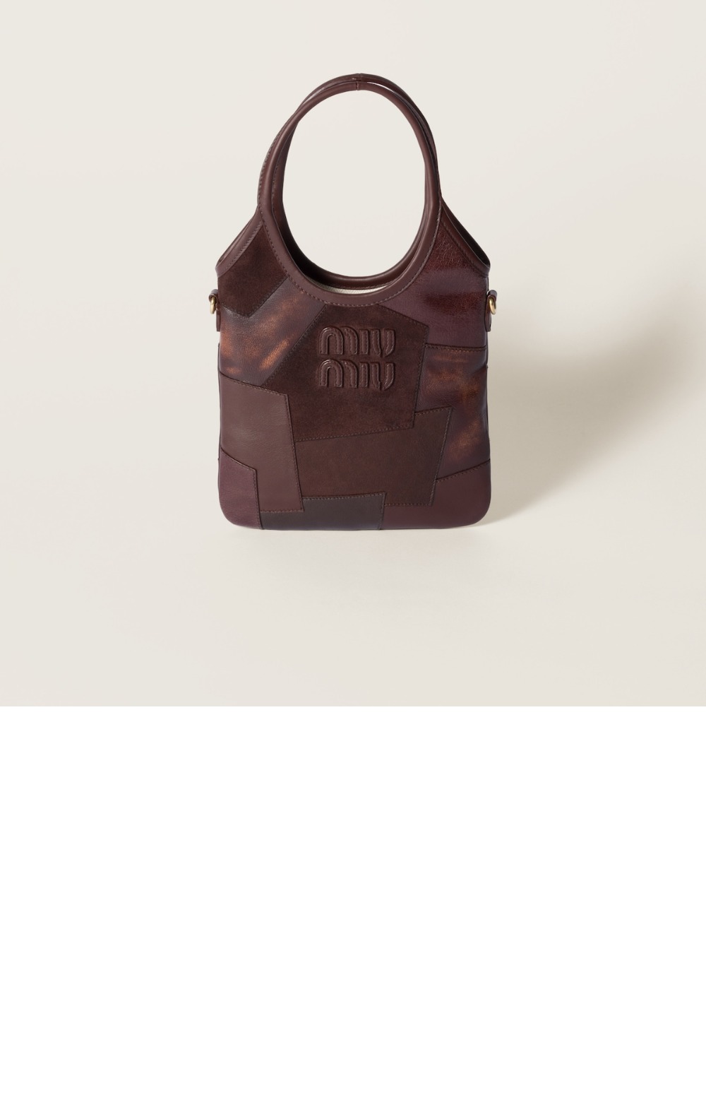 미러급레플리카사이트 | 명품레플리카 전문 쇼핑몰  | 하이퀄 - 아이비 가죽 핸드백 5BA281 &gt; 미우미우