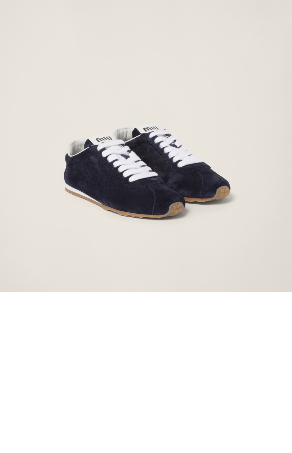 미러급레플리카사이트 | 명품레플리카 전문 쇼핑몰  | 하이퀄 - 플룸 스웨이드 스니커즈 5E114E &gt; 미우미우