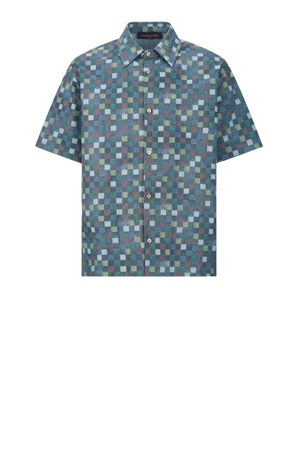 미러급레플리카사이트 | 명품레플리카 전문 쇼핑몰  | 하이퀄 - 다미에 샴브레이 쇼트 슬리브드 셔츠 &gt; 루이비통