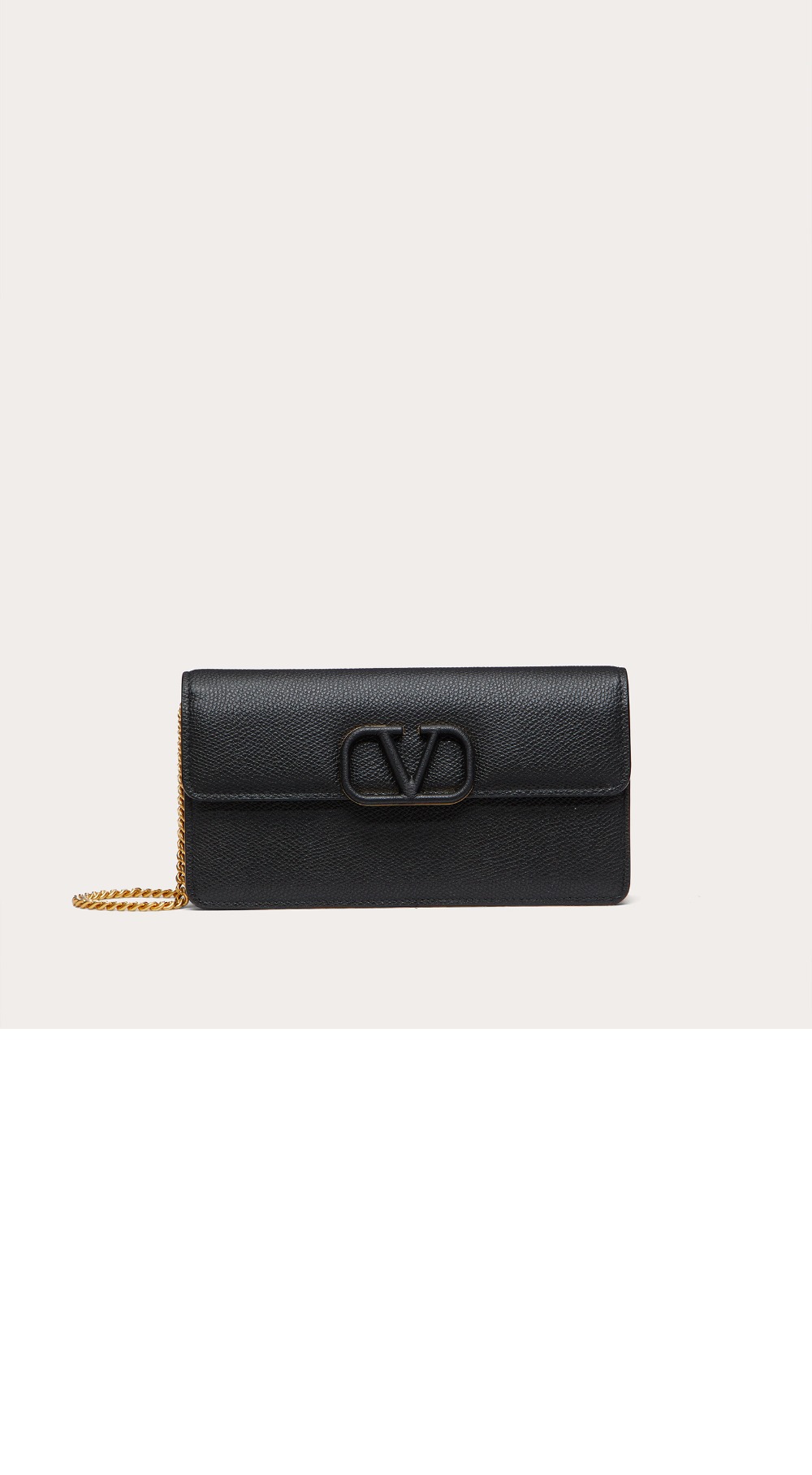 미러급레플리카사이트 | 명품레플리카 전문 쇼핑몰  | 하이퀄 - VLogo 시그니처 메탈릭 그레인 카프스킨 체인 지갑 &gt; 발렌티노
