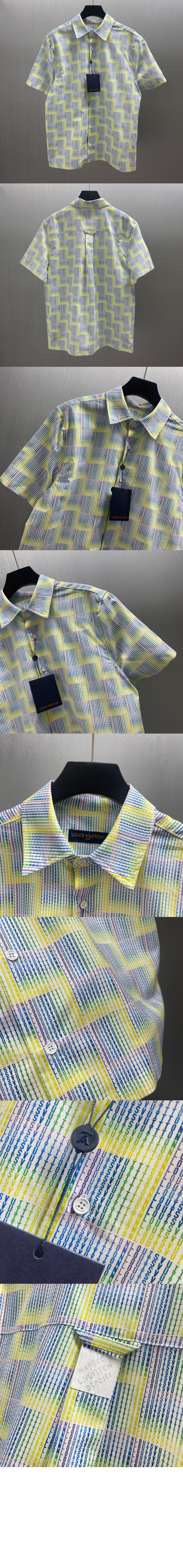 미러급레플리카사이트 | 명품레플리카 전문 쇼핑몰  | 하이퀄 - 그래픽 프린티드 쇼트 슬리브드 셔츠 &gt; 루이비통