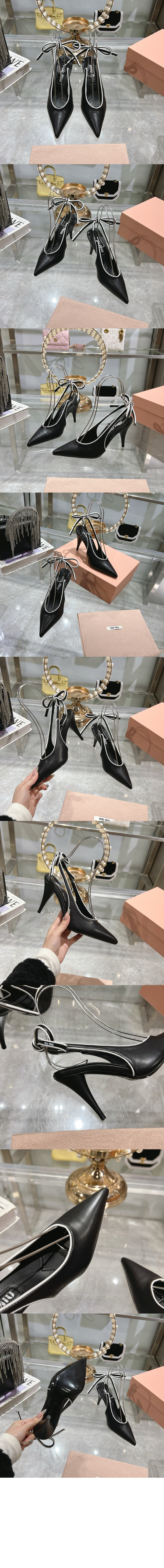 미러급레플리카사이트 | 명품레플리카 전문 쇼핑몰  | 하이퀄 - 나파 레더 슬링백 펌프스 5I430E > 미우미우