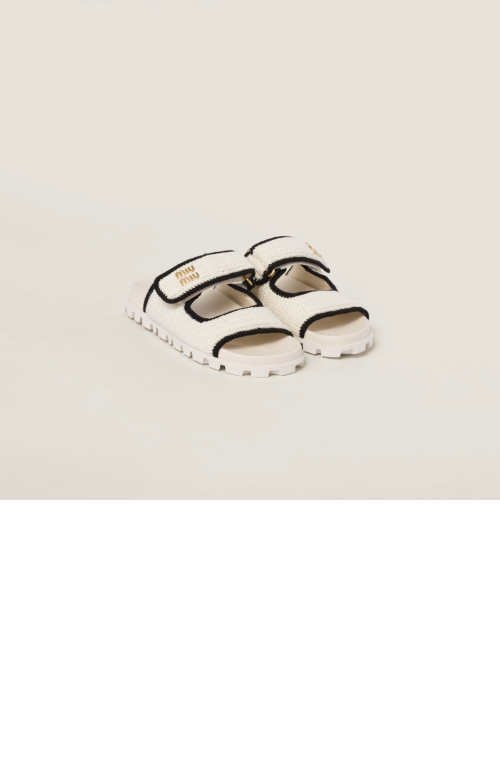 미러급레플리카사이트 | 명품레플리카 전문 쇼핑몰  | 하이퀄 - 크로셰 니트 슬라이드 샌들 5XX641 &gt; 미우미우