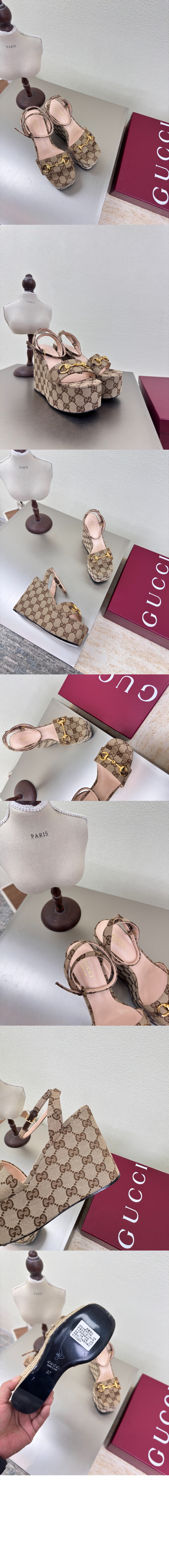 미러급레플리카사이트 | 명품레플리카 전문 쇼핑몰  | 하이퀄 - 홀스빗 플랫폼 샌들 794718 &gt; 구찌