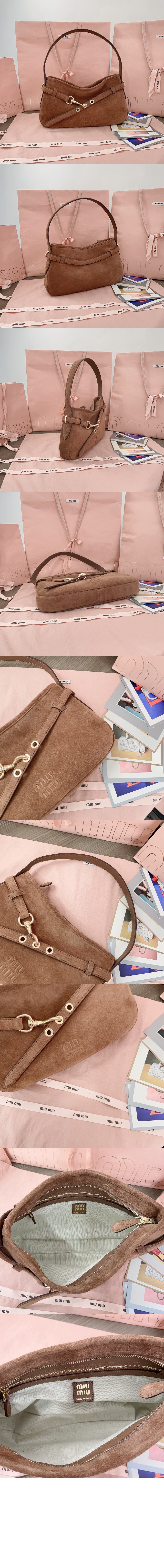 미러급레플리카사이트 | 명품레플리카 전문 쇼핑몰  | 하이퀄 - 스웨이드 아방뛰르백 5BC182 &gt; 미우미우