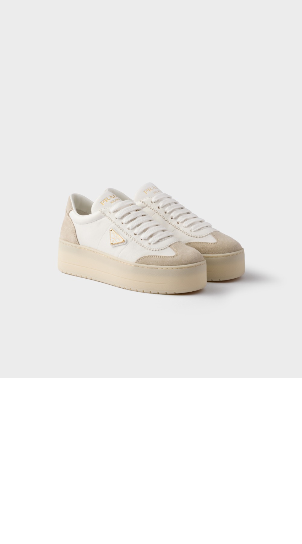 미러급레플리카사이트 | 명품레플리카 전문 쇼핑몰  | 하이퀄 - 다운타운 볼드 나파 가죽 및 스웨이드 스니커즈 1E928N > 프라다