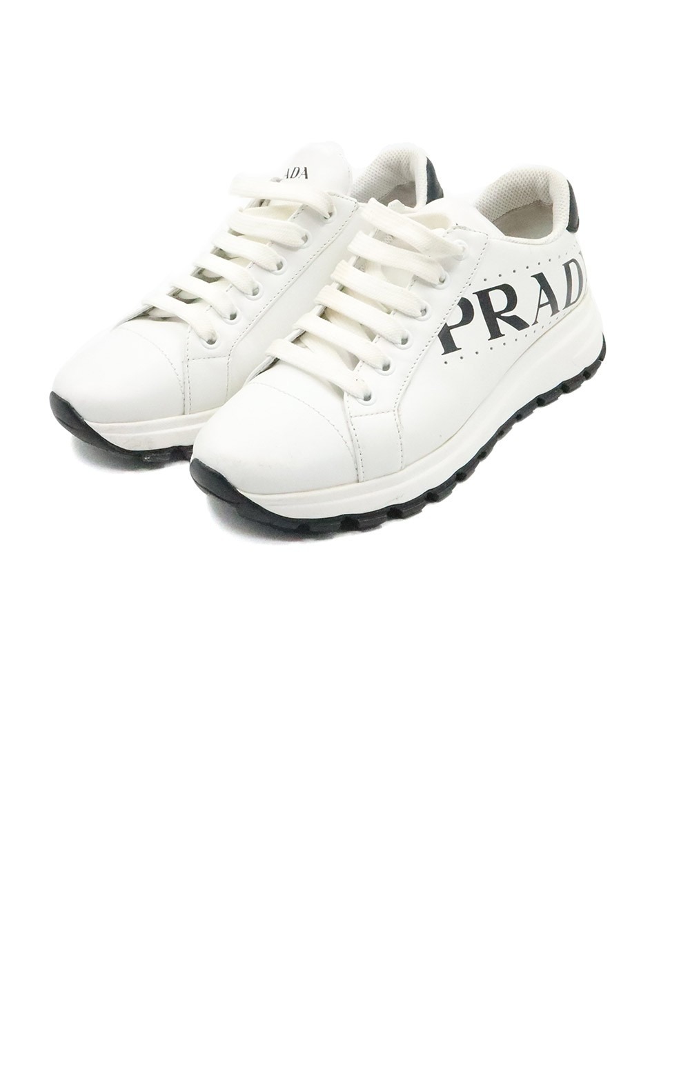 미러급레플리카사이트 | 명품레플리카 전문 쇼핑몰  | 하이퀄 - 로고 펀칭 스니커즈 1E597M > 프라다