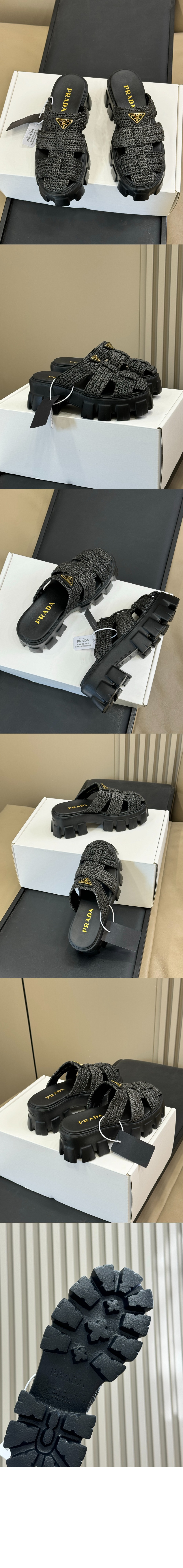 미러급레플리카사이트 | 명품레플리카 전문 쇼핑몰  | 하이퀄 - 모놀리스 크로셰 케이지 샌들 1X138N &gt; 프라다