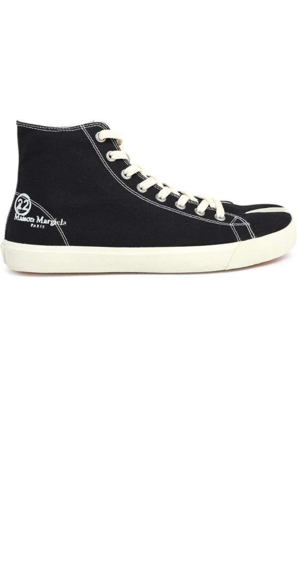 미러급레플리카사이트 | 명품레플리카 전문 쇼핑몰  | 하이퀄 - 코튼 로고 타비 하이탑 스니커즈 T8013 &gt; 마르지엘라