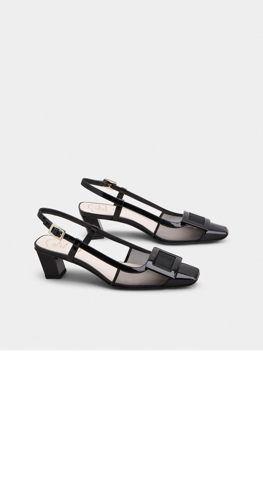 미러급레플리카사이트 | 명품레플리카 전문 쇼핑몰  | 하이퀄 - 슬링백 메쉬 패브릭 펌프스 0064 > 로저비비에