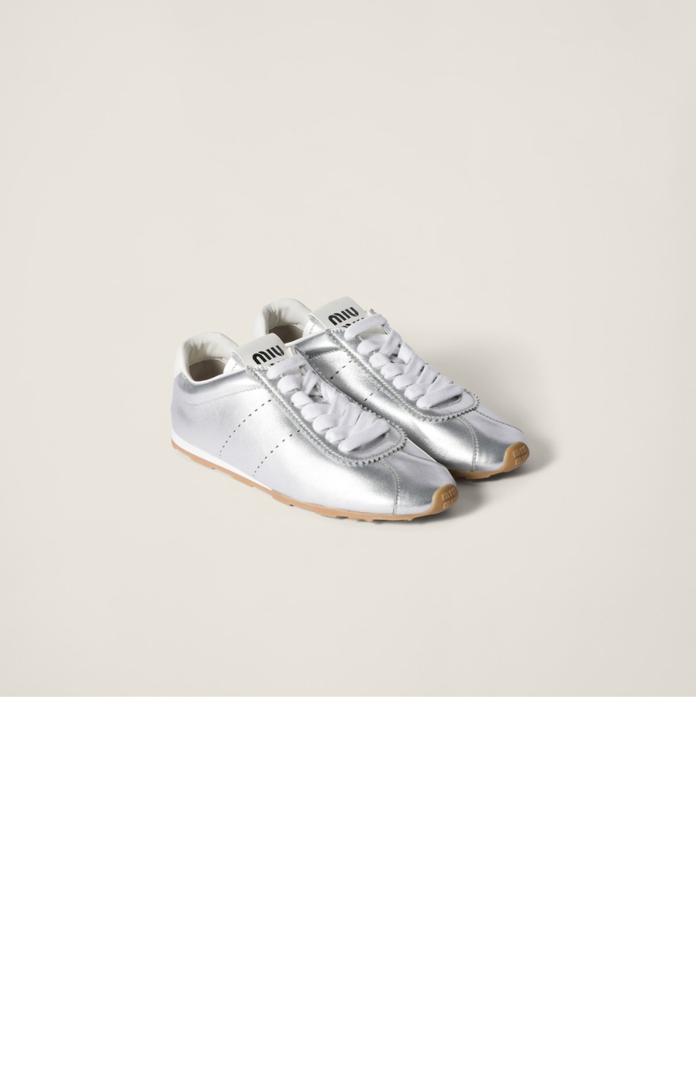 미러급레플리카사이트 | 명품레플리카 전문 쇼핑몰  | 하이퀄 - 플럼 카프스킨 스니커즈 5E114E &gt; 미우미우