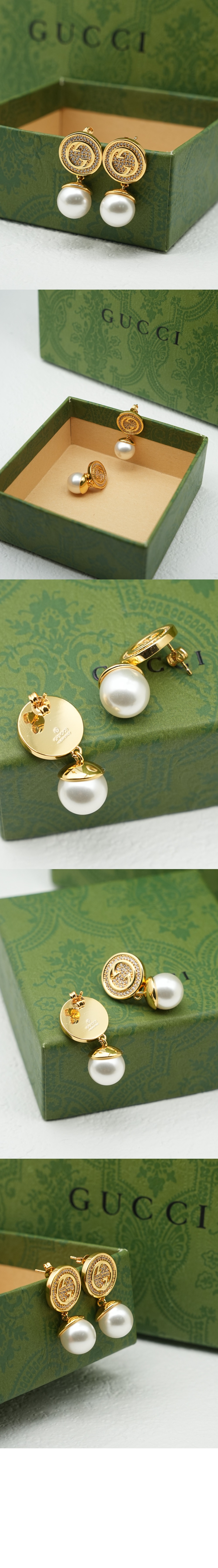 미러급레플리카사이트 | 명품레플리카 전문 쇼핑몰  | 하이퀄 - 블론디 시리즈 크리스털 진주 귀걸이 815151 &gt; 구찌