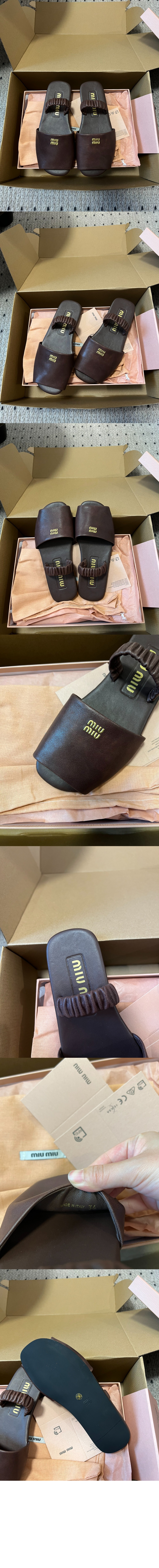 미러급레플리카사이트 | 명품레플리카 전문 쇼핑몰  | 하이퀄 - Ruches 나파 레더 샌들 5X372E &gt; 미우미우