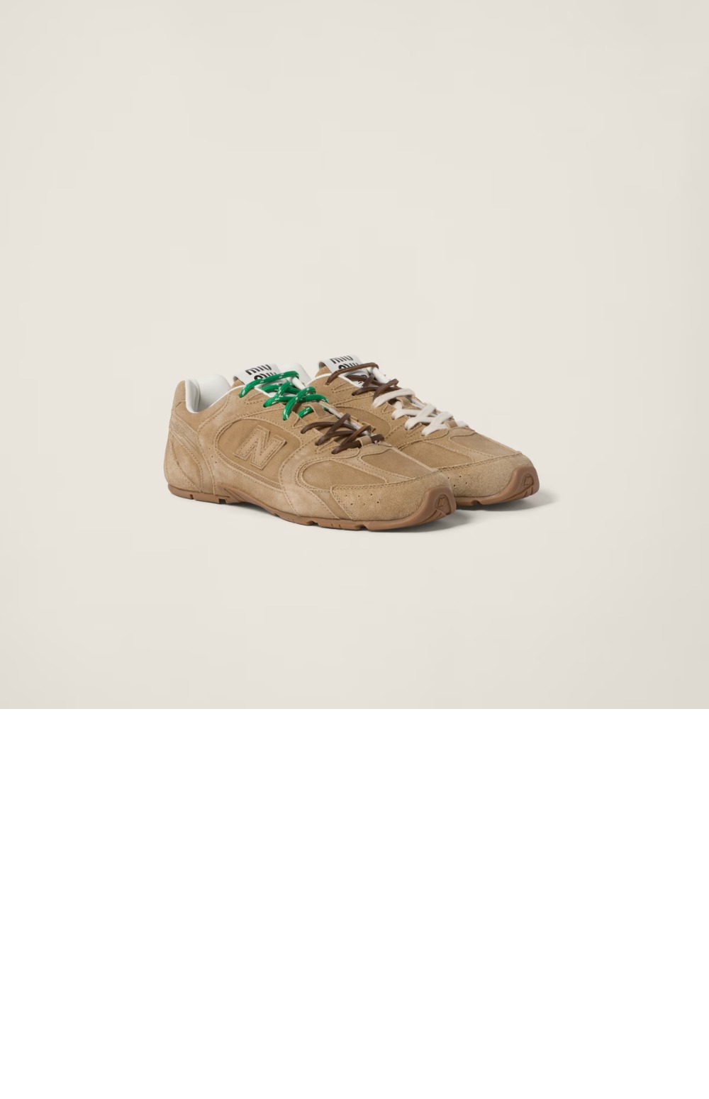 미러급레플리카사이트 | 명품레플리카 전문 쇼핑몰  | 하이퀄 - 뉴발란스 X 미우미우 스웨이드 및 메쉬 스니커즈 5E165E &gt; 미우미우