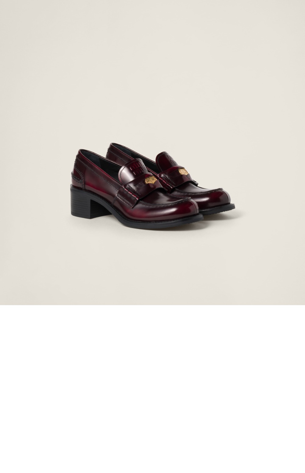 미러급레플리카사이트 | 명품레플리카 전문 쇼핑몰  | 하이퀄 - 브러쉬드 가죽 로퍼 5D276E &gt; 미우미우