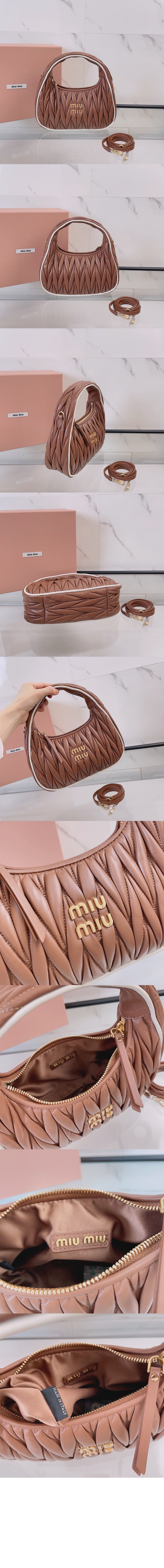 미러급레플리카사이트 | 명품레플리카 전문 쇼핑몰  | 하이퀄 - 완더 마테라쎄 나파 가죽백 5BC125 &gt; 미우미우