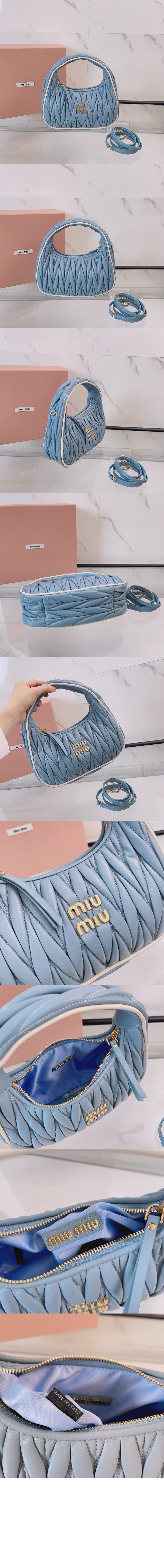 미러급레플리카사이트 | 명품레플리카 전문 쇼핑몰  | 하이퀄 - 완더 마테라쎄 나파 가죽백 5BC125 &gt; 미우미우