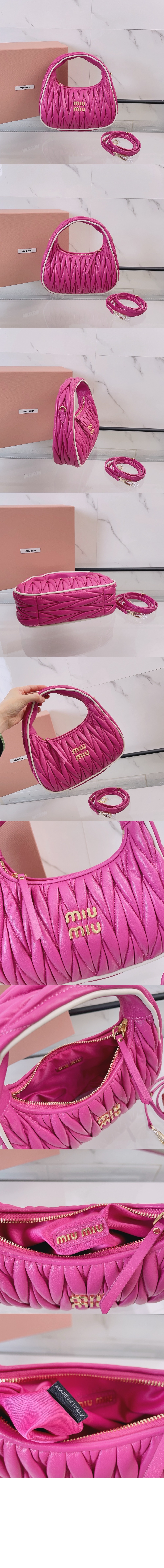 미러급레플리카사이트 | 명품레플리카 전문 쇼핑몰  | 하이퀄 - 완더 마테라쎄 나파 가죽백 5BC125 &gt; 미우미우