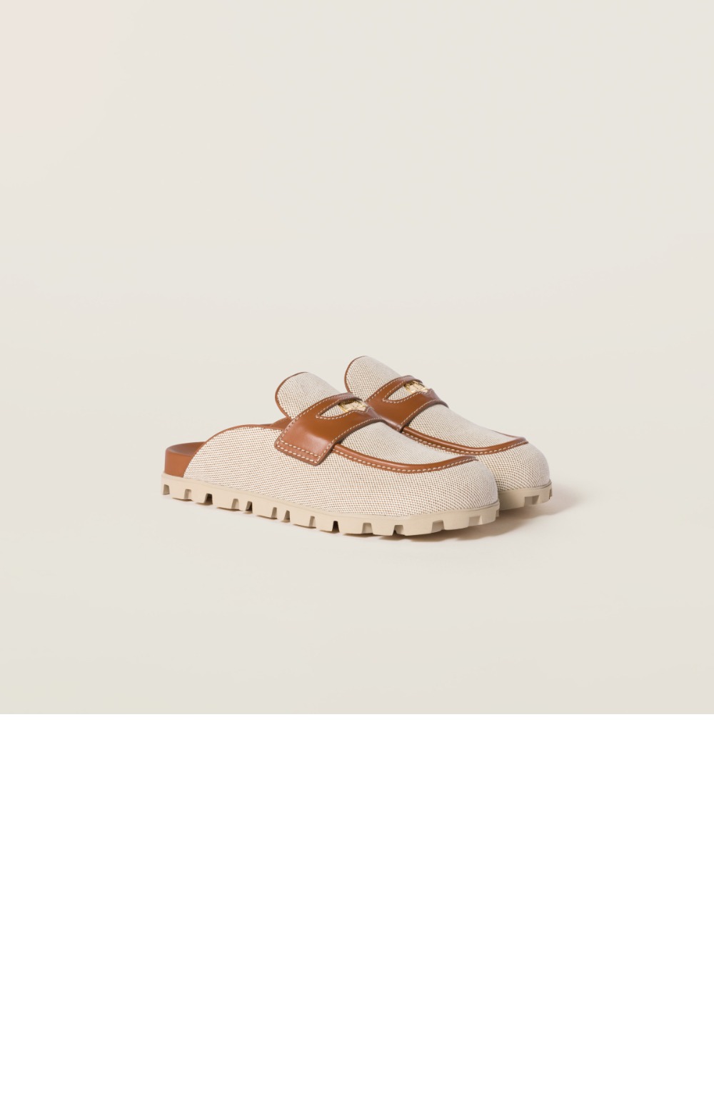 미러급레플리카사이트 | 명품레플리카 전문 쇼핑몰  | 하이퀄 - 캔버스 및 가죽 뮬 5D377E &gt; 미우미우