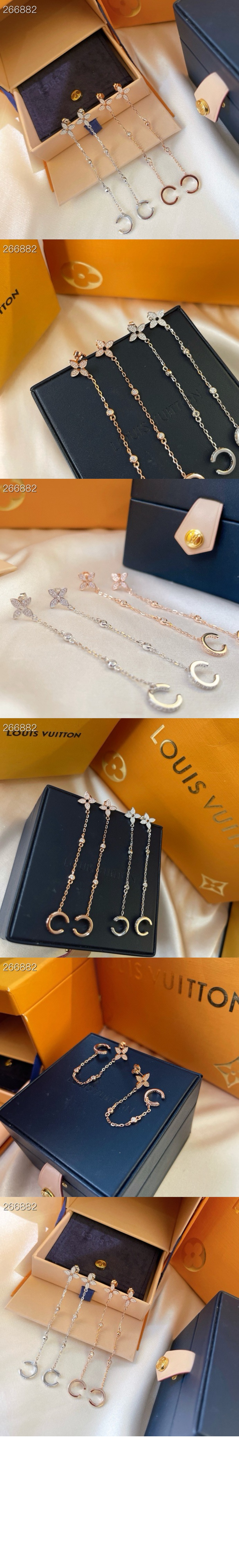 미러급레플리카사이트 | 명품레플리카 전문 쇼핑몰  | 하이퀄 - 이딜 블라썸 모노 체인 귀걸이 Q96836 &gt; 루이비통