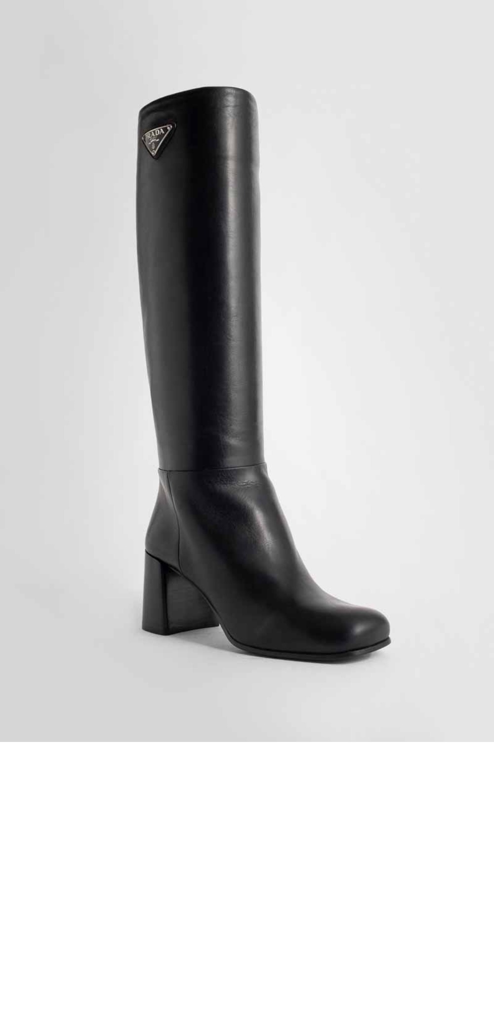 미러급레플리카사이트 | 명품레플리카 전문 쇼핑몰  | 하이퀄 - 로고 브러쉬드 가죽 롱 부츠 1W931M &gt; 프라다