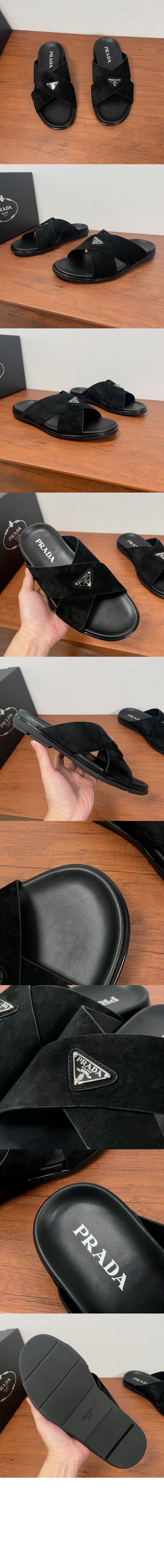 미러급레플리카사이트 | 명품레플리카 전문 쇼핑몰  | 하이퀄 - 스웨이드 크리스크로스 슬라이드 2X3146 > 프라다