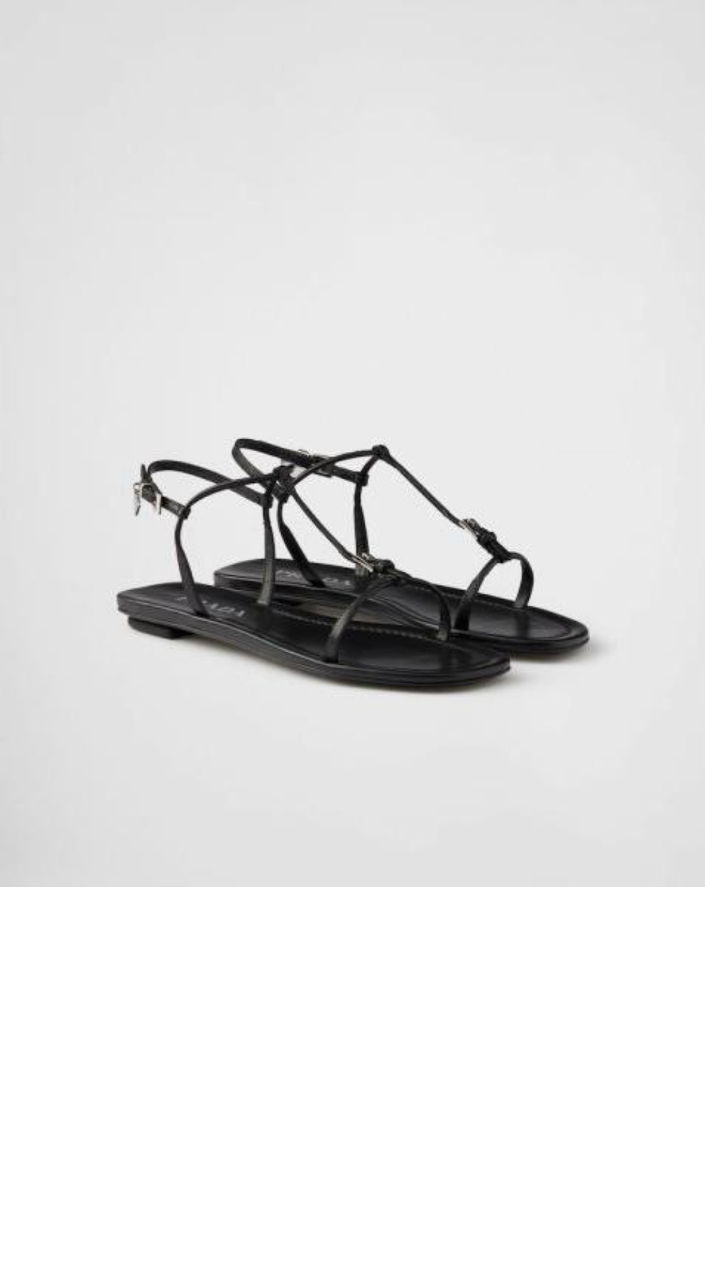 미러급레플리카사이트 | 명품레플리카 전문 쇼핑몰  | 하이퀄 - 플랫 가죽 샌들 1X577N &gt; 프라다