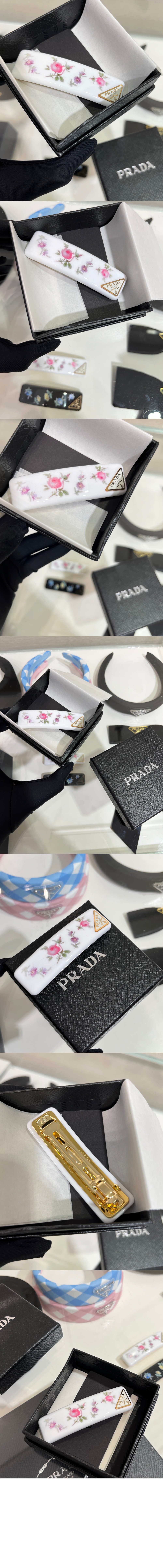 미러급레플리카사이트 | 명품레플리카 전문 쇼핑몰  | 하이퀄 - 플렉시글라스 및 메탈 헤어 클립  1IF197 &gt; 프라다
