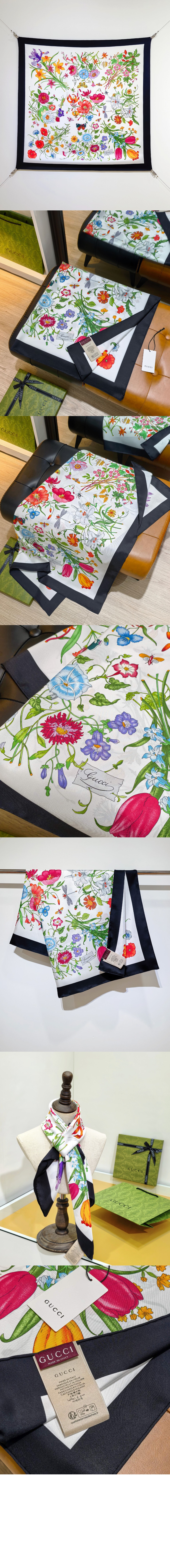 미러급레플리카사이트 | 명품레플리카 전문 쇼핑몰  | 하이퀄 - 프린트 실크 트윌 까레 821061 > 구찌