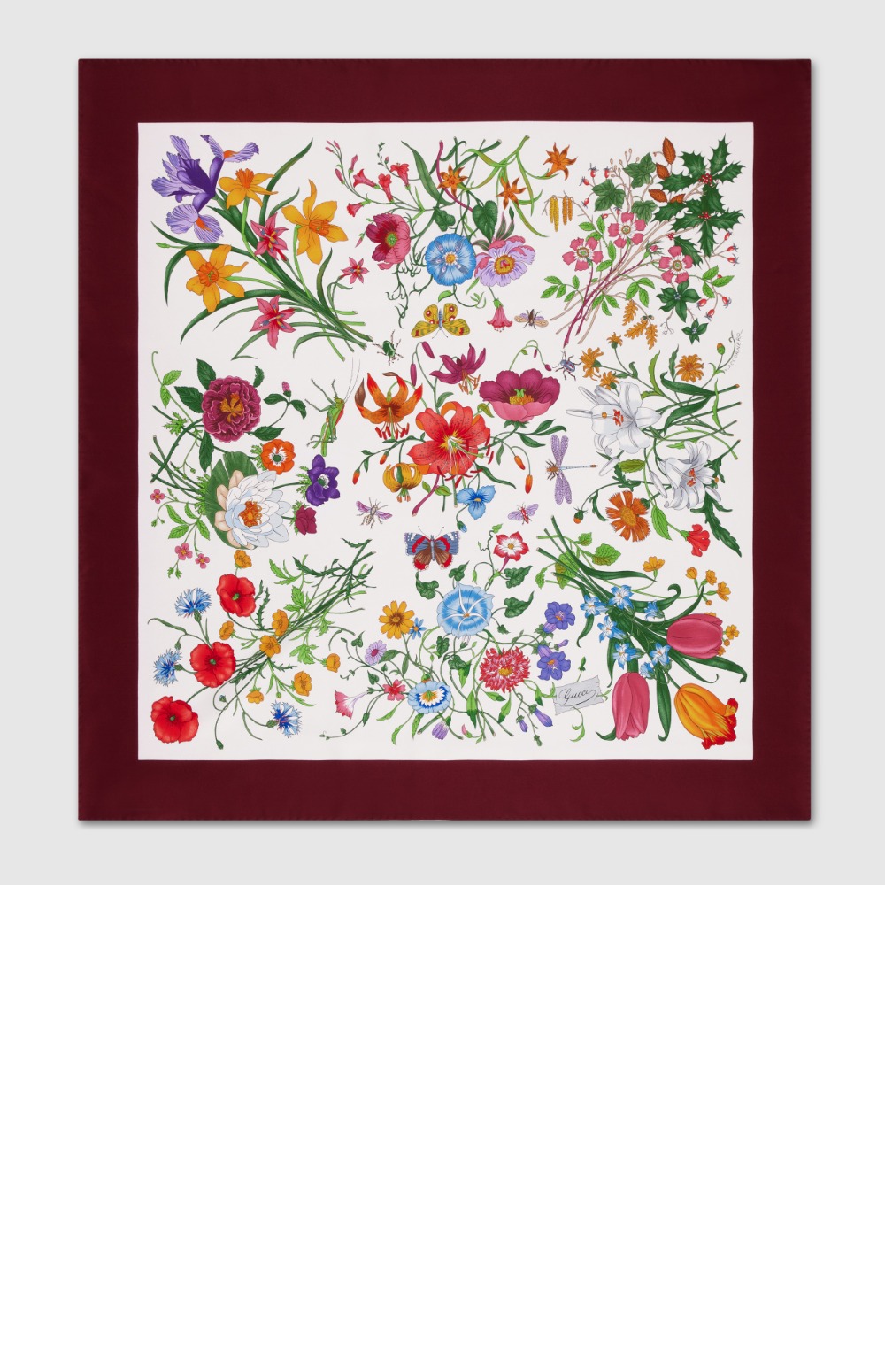 미러급레플리카사이트 | 명품레플리카 전문 쇼핑몰  | 하이퀄 - 프린트 실크 트윌 까레 821061 &gt; 구찌