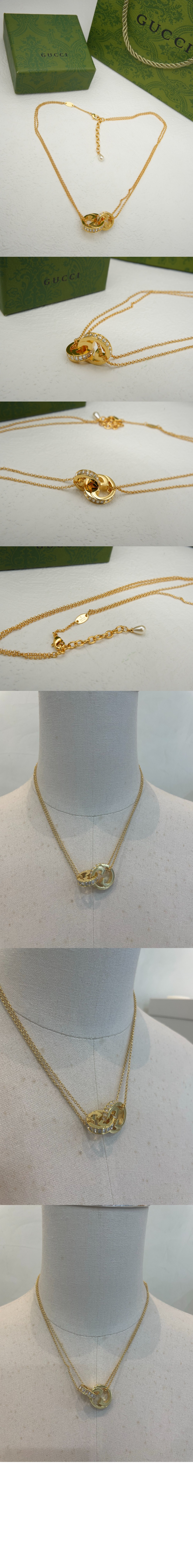 미러급레플리카사이트 | 명품레플리카 전문 쇼핑몰  | 하이퀄 - 블론디 시리즈 더블 체인 목걸이 837327 &gt; 구찌