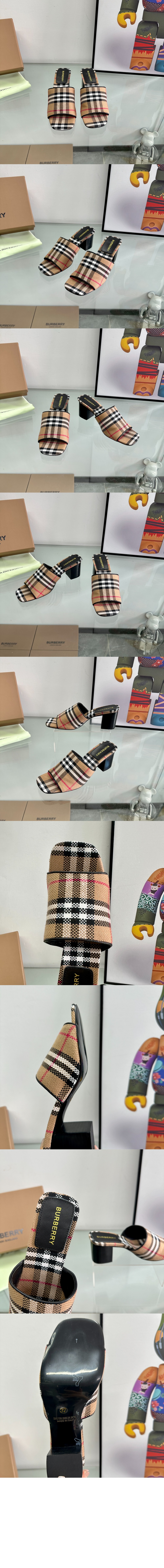미러급레플리카사이트 | 명품레플리카 전문 쇼핑몰  | 하이퀄 - 모티프 로고 뮬 샌들 76774592 > 버버리