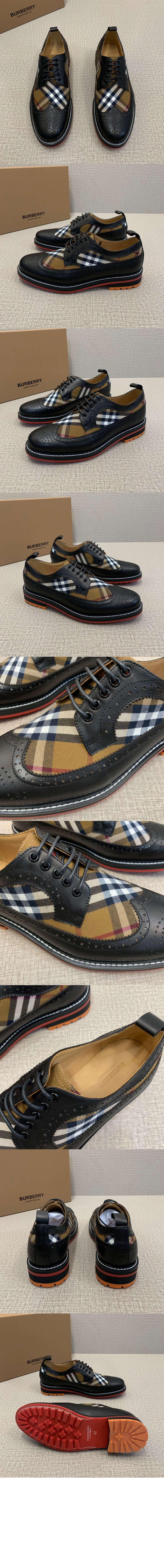 미러급레플리카사이트 | 명품레플리카 전문 쇼핑몰  | 하이퀄 - 빈티지 체크 레이스업 슈즈 80527591 > 버버리