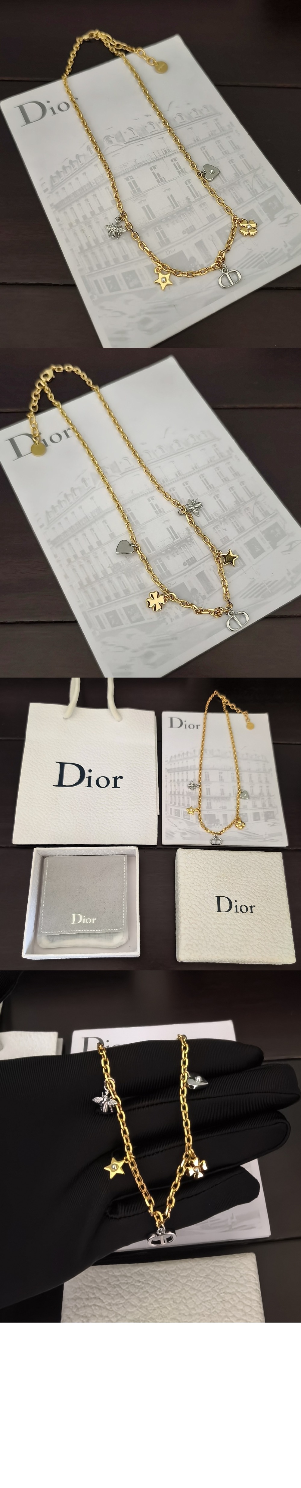 미러급레플리카사이트 | 명품레플리카 전문 쇼핑몰  | 하이퀄 - Petit CD Lucky Charms 목걸이 N3392 &gt; 디올