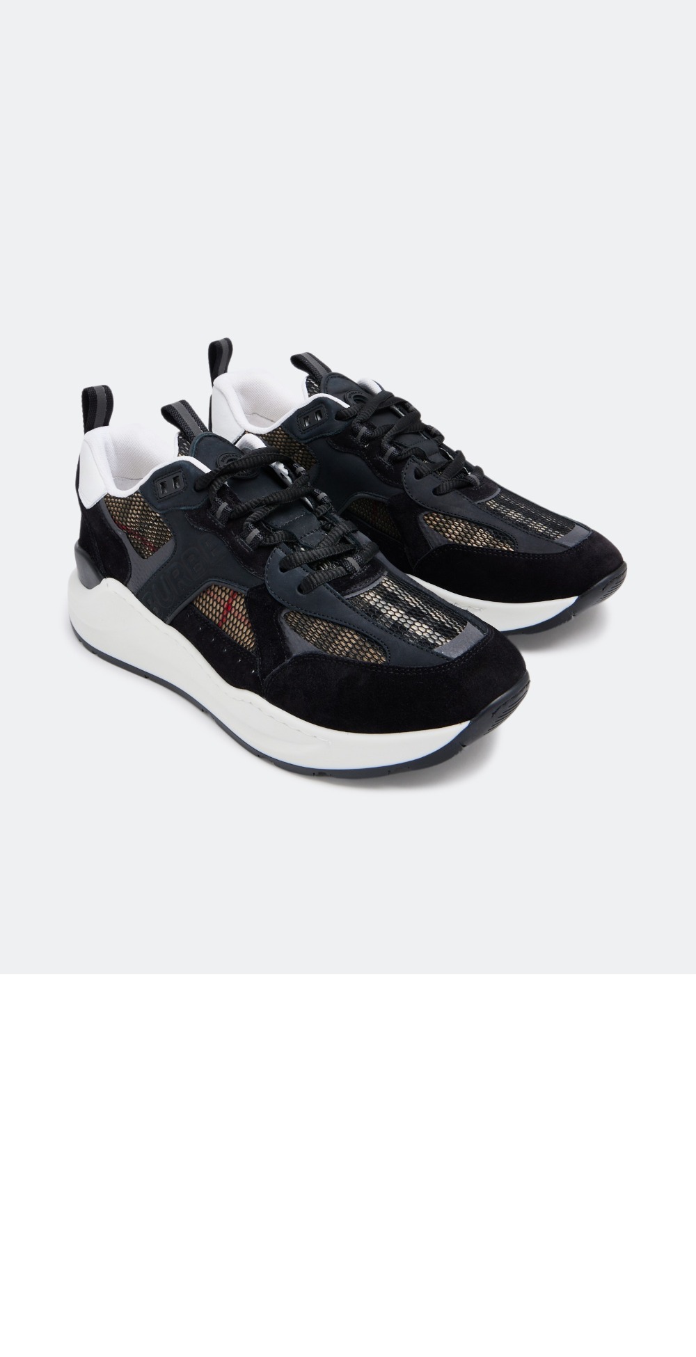 미러급레플리카사이트 | 명품레플리카 전문 쇼핑몰  | 하이퀄 - 레더 스웨이드 체크 스니커즈 80668351 > 버버리