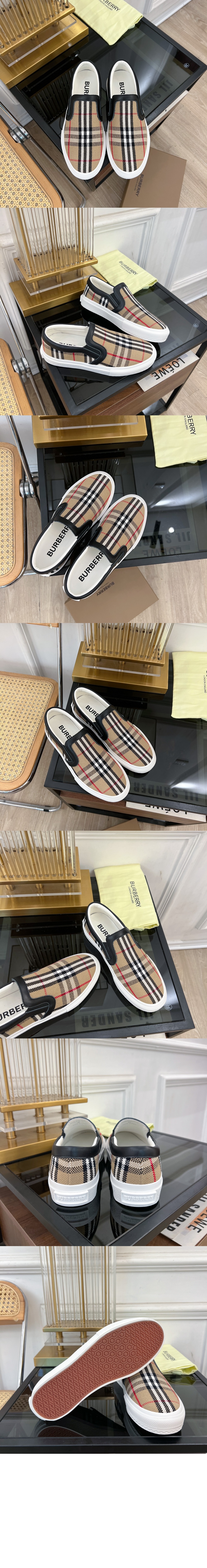 미러급레플리카사이트 | 명품레플리카 전문 쇼핑몰  | 하이퀄 - 빈티지 체크 스니커즈 80173321 > 버버리