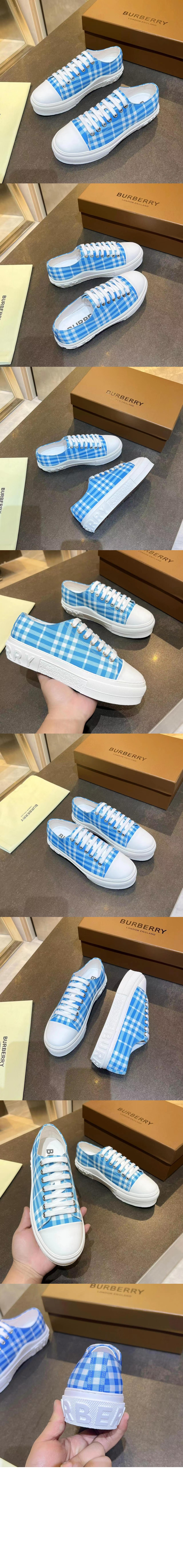 미러급레플리카사이트 | 명품레플리카 전문 쇼핑몰  | 하이퀄 - 체크 코튼 스니커즈 80669671 &gt; 버버리