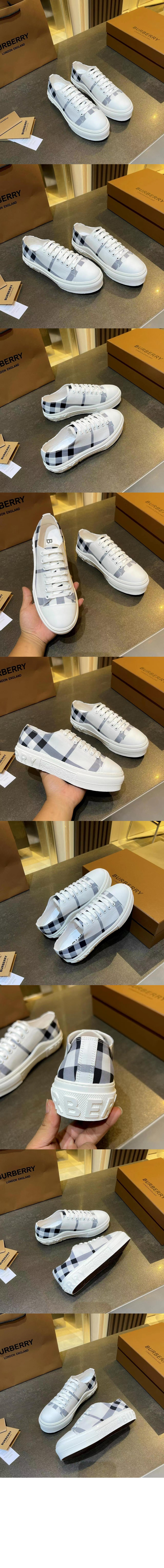 미러급레플리카사이트 | 명품레플리카 전문 쇼핑몰  | 하이퀄 - 체크 코튼 스니커즈 80714311 &gt; 버버리