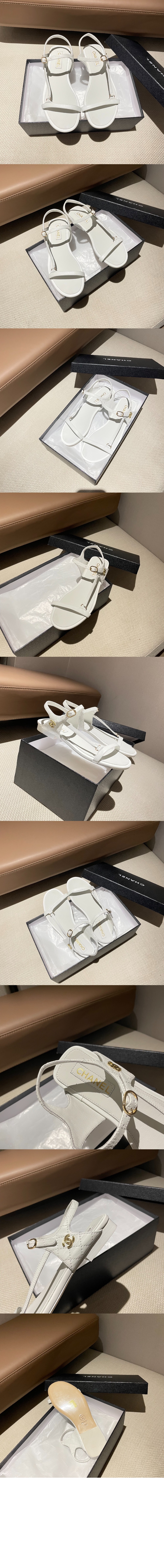 미러급레플리카사이트 | 명품레플리카 전문 쇼핑몰  | 하이퀄 - CC로고 스트랩 샌들 G46422 &gt; 샤넬