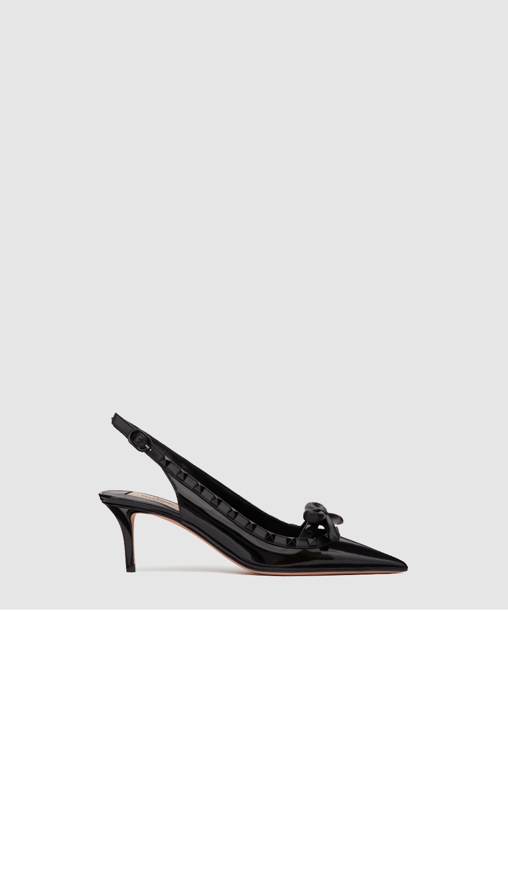 미러급레플리카사이트 | 명품레플리카 전문 쇼핑몰  | 하이퀄 - 페이턴트 가죽 락스터드 케이지 펌프스 &gt; 발렌티노