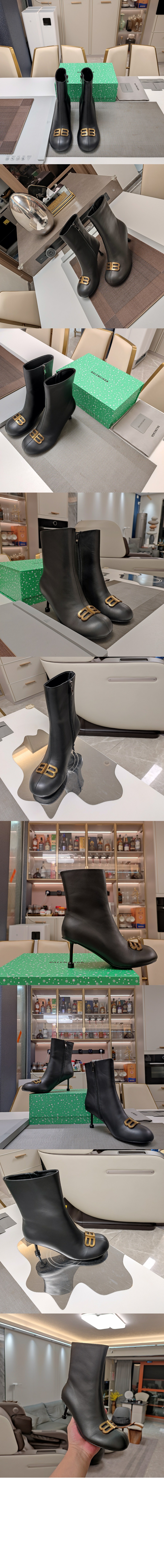 미러급레플리카사이트 | 명품레플리카 전문 쇼핑몰  | 하이퀄 - 그로피 BB 로고 앵클 부츠힐 722311 > 발렌시아가