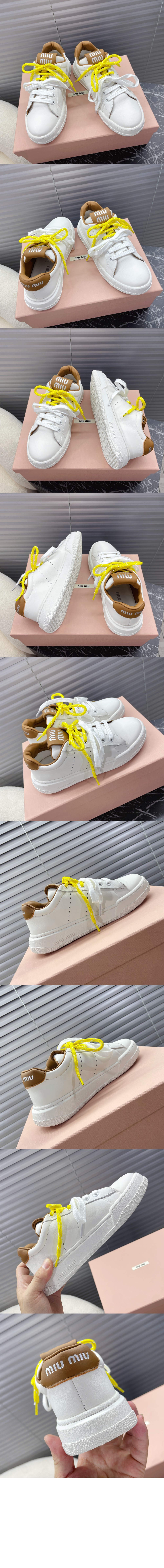 미러급레플리카사이트 | 명품레플리카 전문 쇼핑몰  | 하이퀄 - 가죽 스니커즈 5E387E > 미우미우