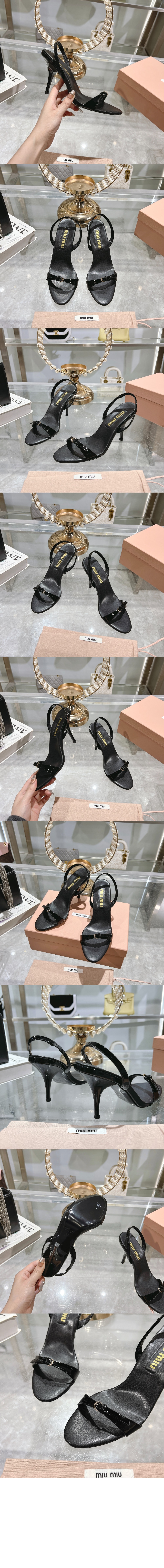 미러급레플리카사이트 | 명품레플리카 전문 쇼핑몰  | 하이퀄 - 에나멜 가죽 샌들 5X343E &gt; 미우미우