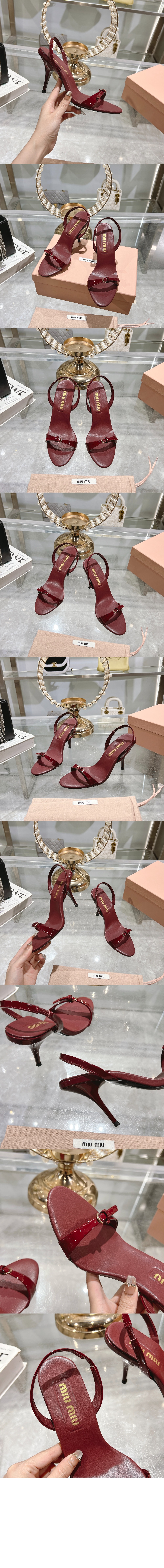 미러급레플리카사이트 | 명품레플리카 전문 쇼핑몰  | 하이퀄 - 에나멜 가죽 샌들 5X343E &gt; 미우미우
