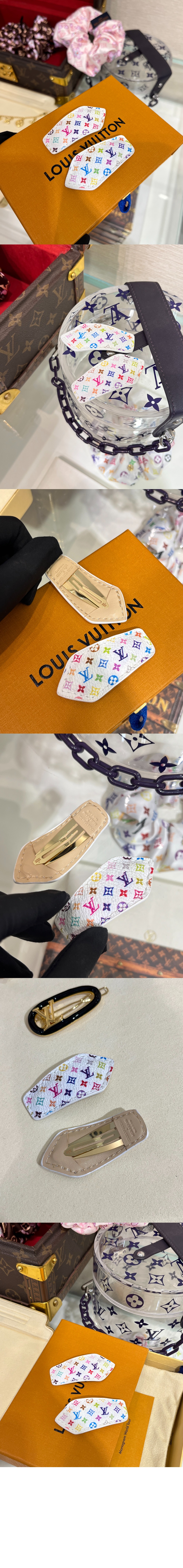 미러급레플리카사이트 | 명품레플리카 전문 쇼핑몰  | 하이퀄 - LV x TM 모노그램 멀티컬러 미니 LV 백스테이지 헤어 클립 M02496 &gt; 루이비통